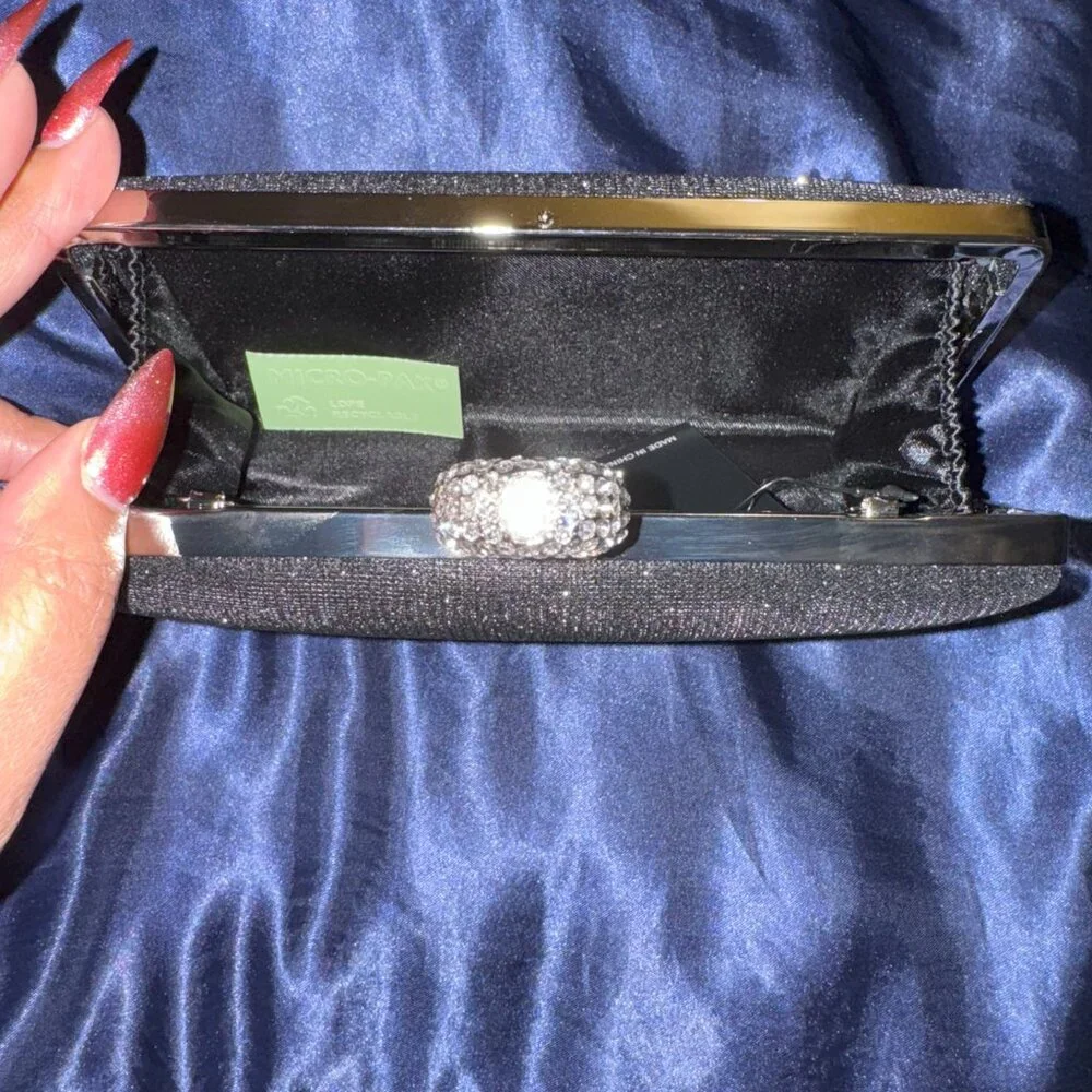 Diamond Sparkle Clutch Purse - Picture 4 of 5